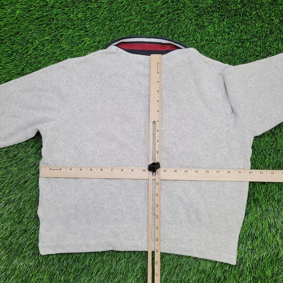 NIKE Fleece Track Jacket Women Medium 20x19 Ringer Crop Baggy - Picture 6 of 16